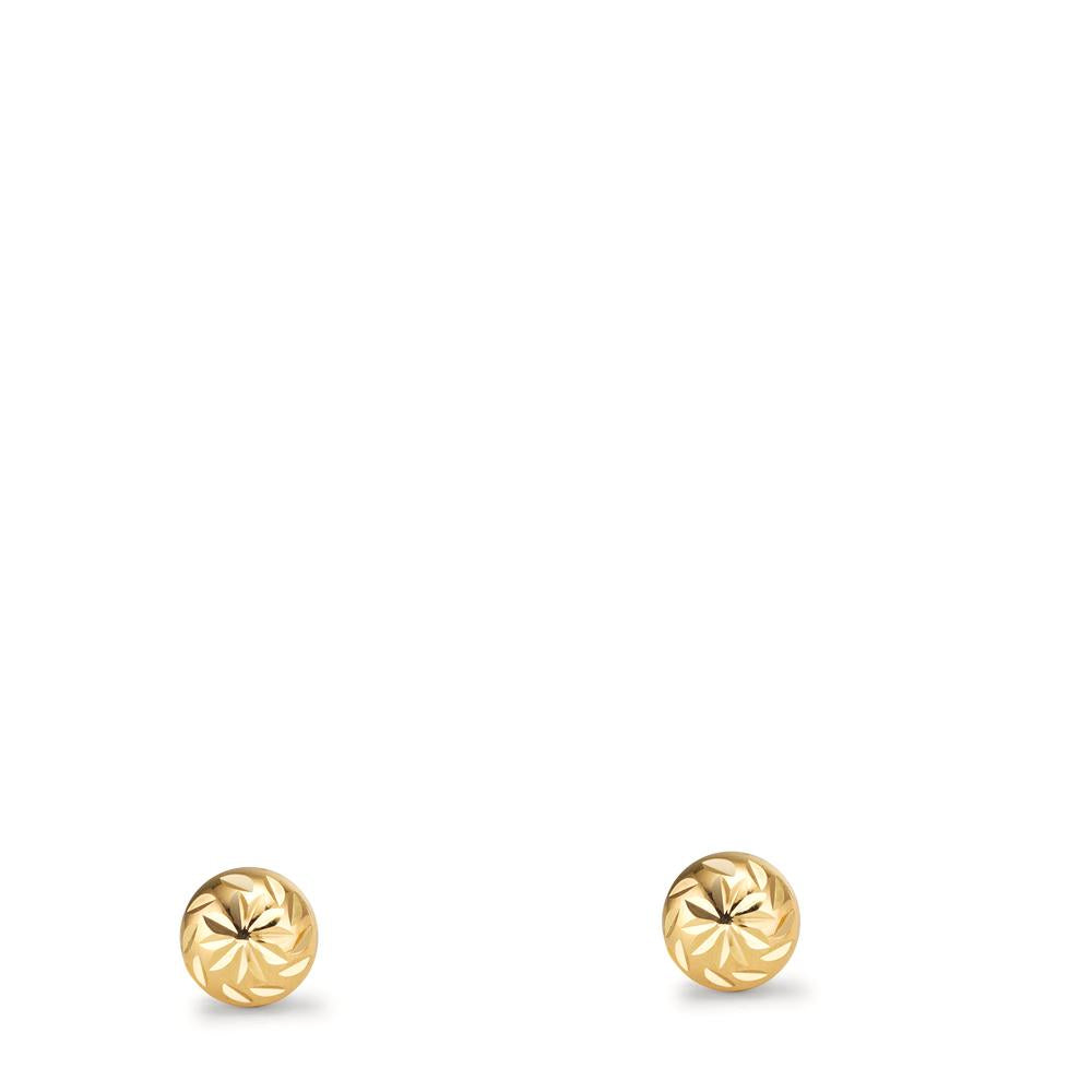 Oorknoppen 375/9K geel goud Ø4 mm