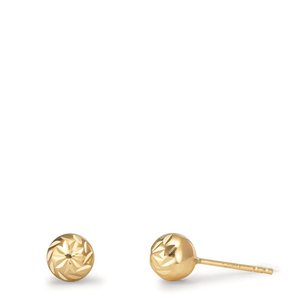 Oorknoppen 375/9K geel goud Ø5 mm