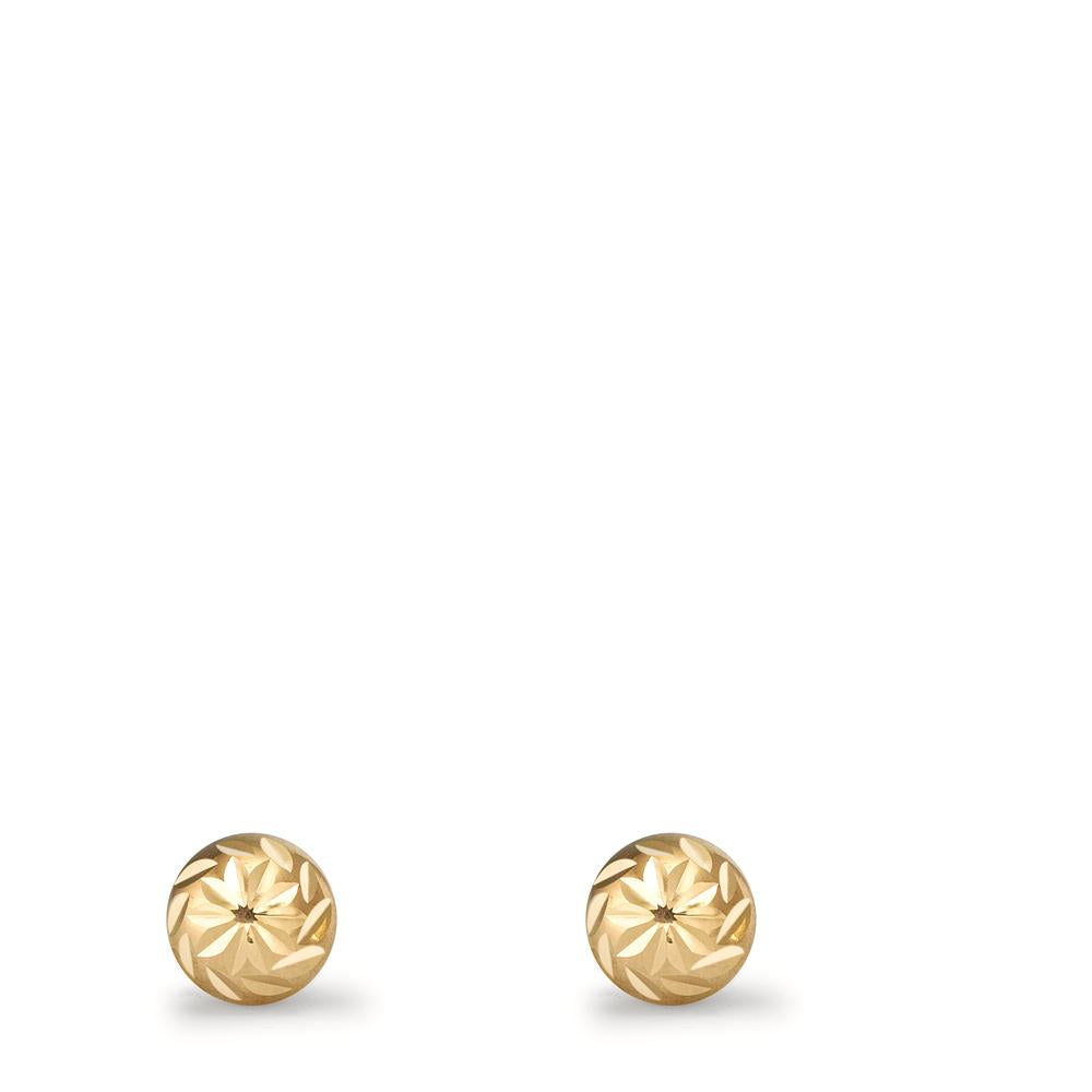 Oorknoppen 375/9K geel goud Ø5 mm