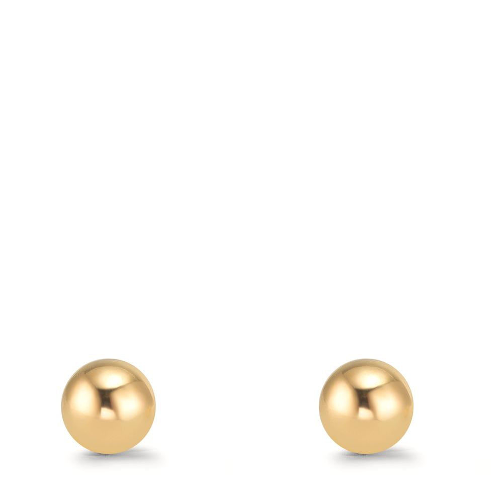 Oorknoppen 375/9K geel goud Ø6 mm
