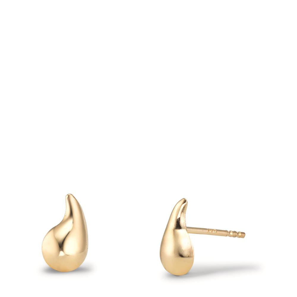 Oorknoppen 375/9K geel goud
