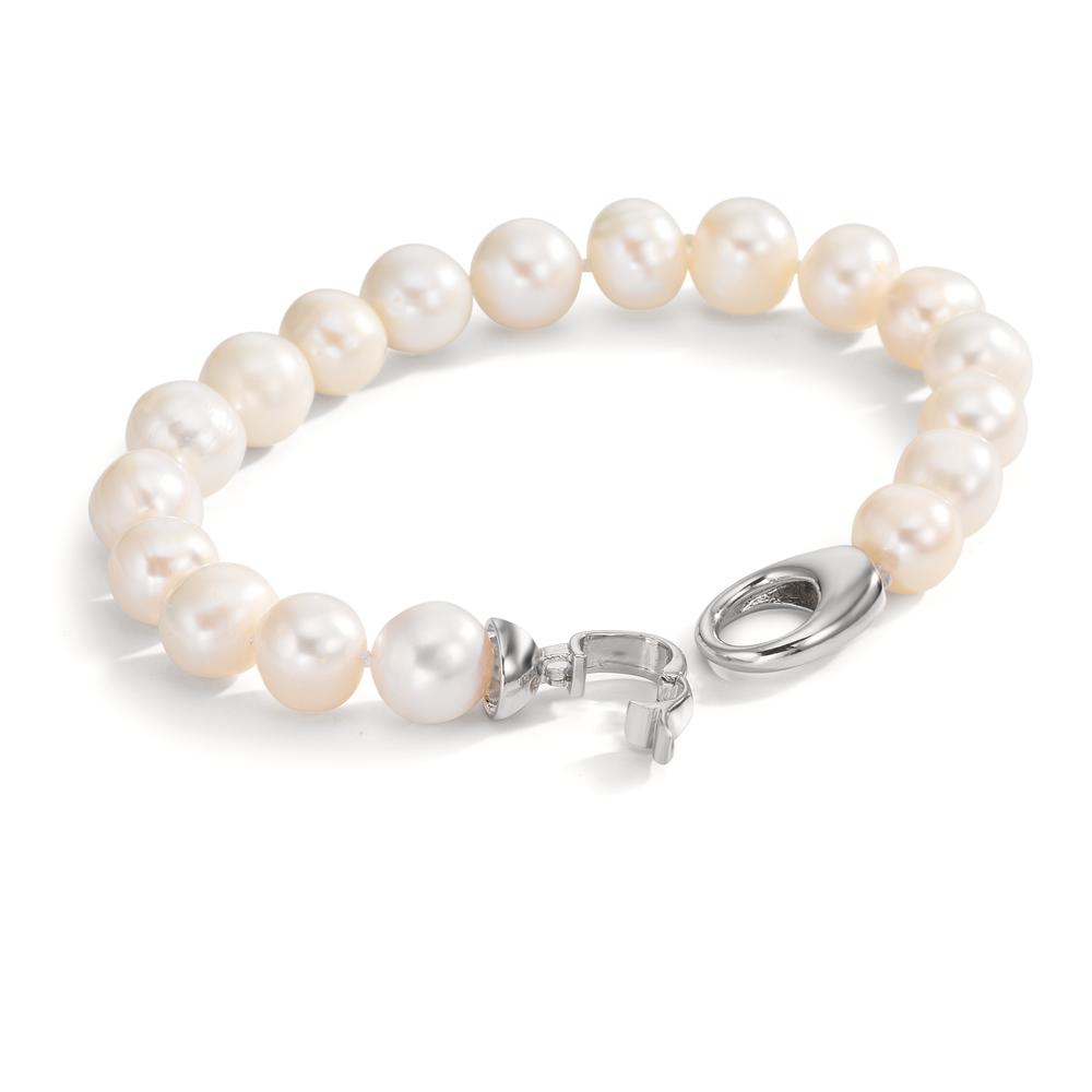 Armband Roestvrijstaal zoetwater Parel 8.5-9 mm 19.5 cm