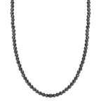 Collier Roestvrijstaal Hematiet 3 mm 42 cm