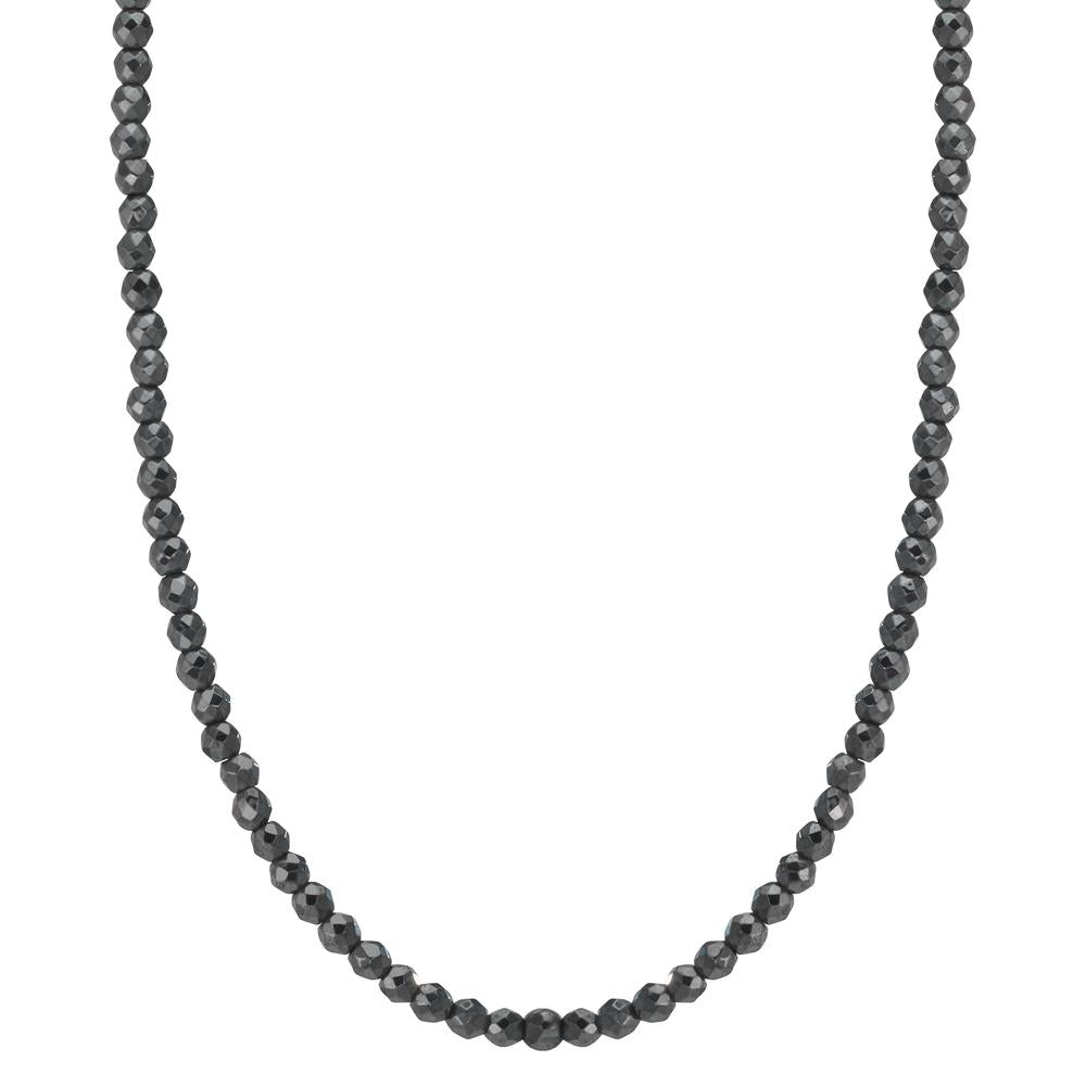 Collier Roestvrijstaal Hematiet 3 mm 42 cm