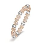 Ring Roestvrijstaal Kristal Champagne, 3 mm