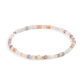 Armband Roestvrijstaal Kristal roze Geel IP-gecoat zoetwater Parel 4-4.5 mm