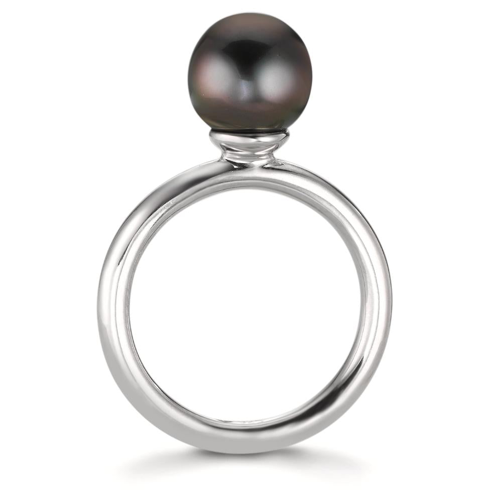 Ring Zilver Gerhodineerd Tahiti Parel 8-9 mm