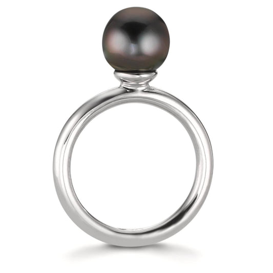 Ring Zilver Gerhodineerd Tahiti Parel 8-9 mm