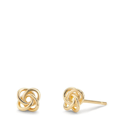 Oorknoppen 375/9K geel goud Knooppunt Ø5.5 mm