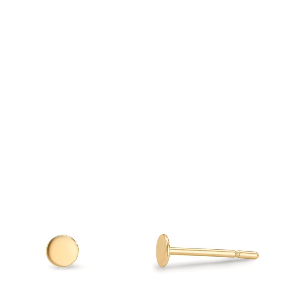 Oorknoppen 375/9K geel goud Ø3 mm