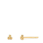 Oorknoppen 375/9K geel goud Ø2.7 mm