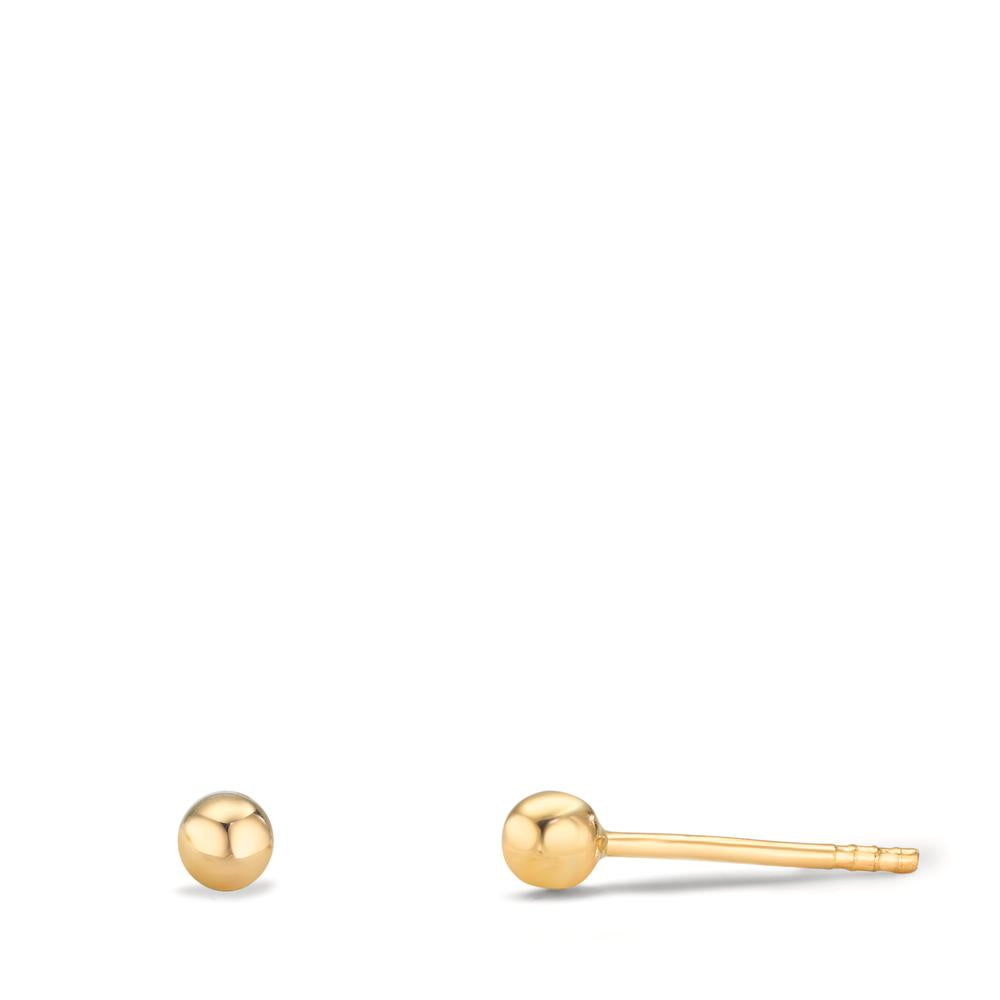 Oorknoppen 375/9K geel goud Ø3 mm