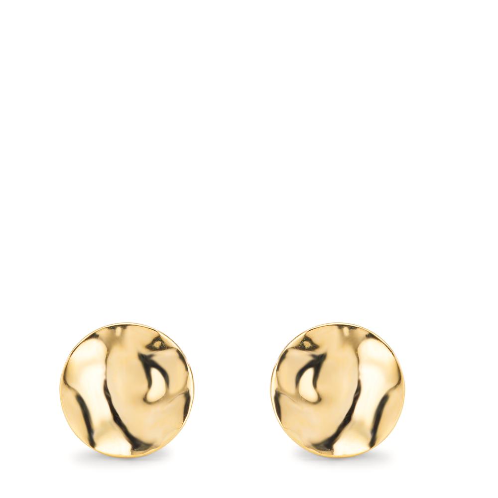 Oorknoppen 375/9K geel goud Ø9 mm
