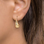 Oorbellen 375/9K geel goud