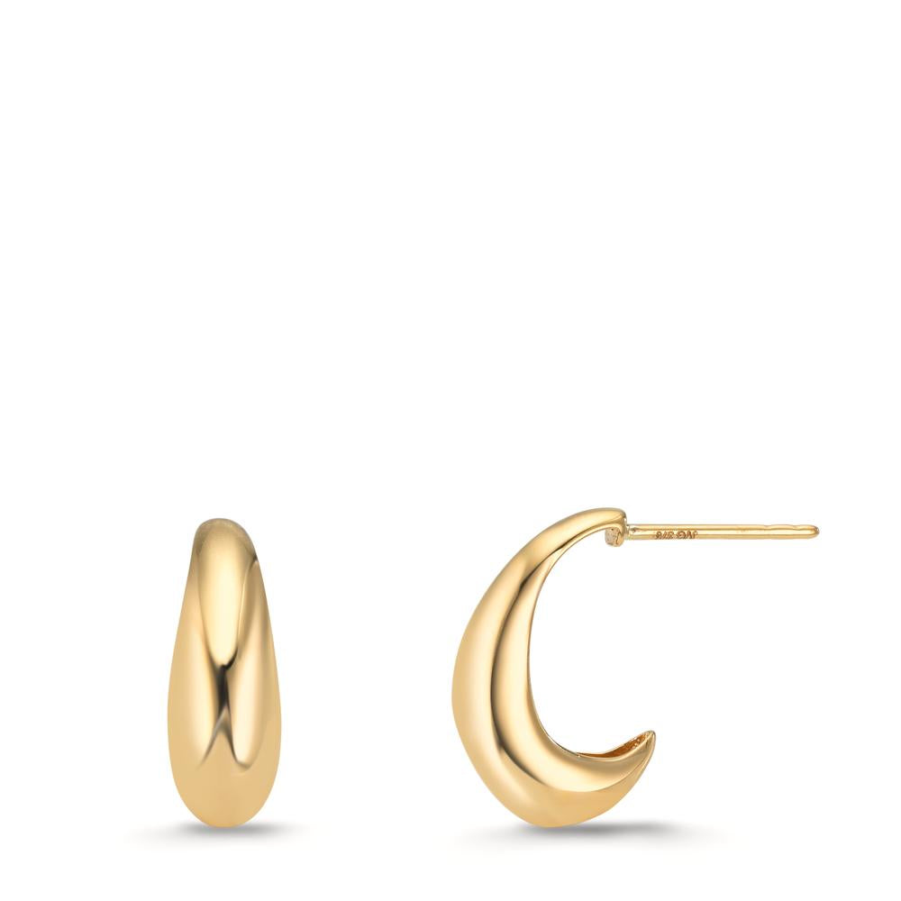 Oorbellen 375/9K geel goud