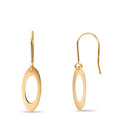 Oorbellen 375/9K geel goud