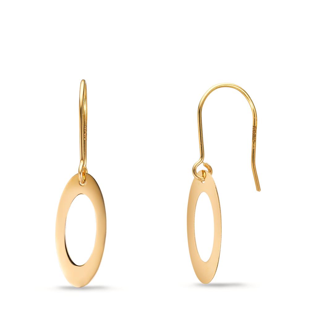 Oorbellen 375/9K geel goud