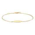 Armband 375/9K geel goud 16-18 cm
