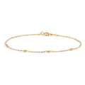 Armband 375/9K geel goud 16-18 cm