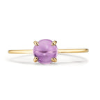 Ring 375/9K geel goud Amethist 5.5 mm