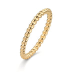 Aanschuifring 375/9K geel goud