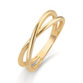 Ring 375/9K geel goud