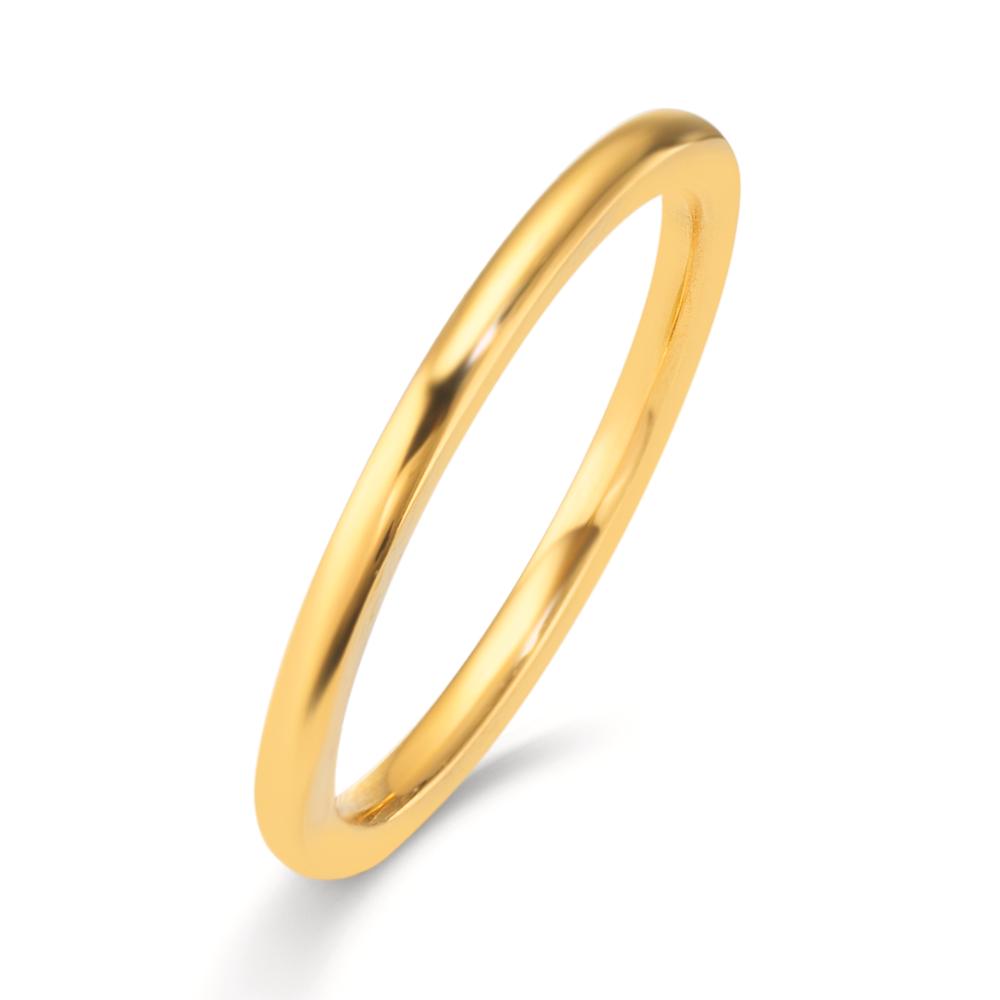 Aanschuifring Roestvrijstaal Geel IP-gecoat