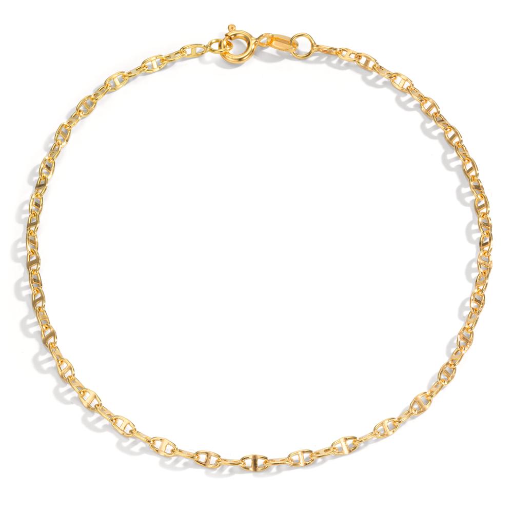 Enkelbanden 585/14K geel goud 25 cm
