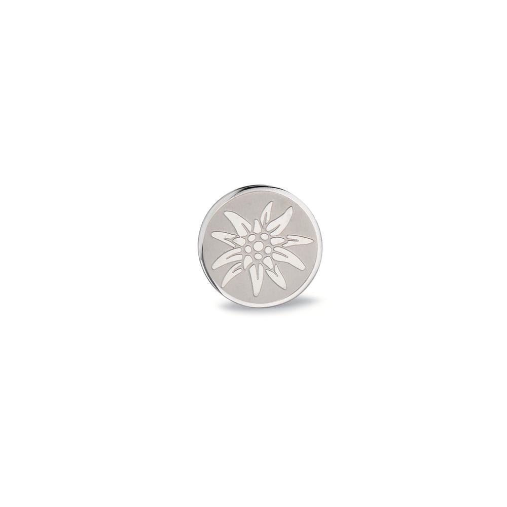 Oorknop 1 stuk Roestvrijstaal Edelweiss Ø8 mm