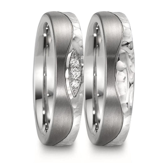 Partnerring Roestvrijstaal, Titanium