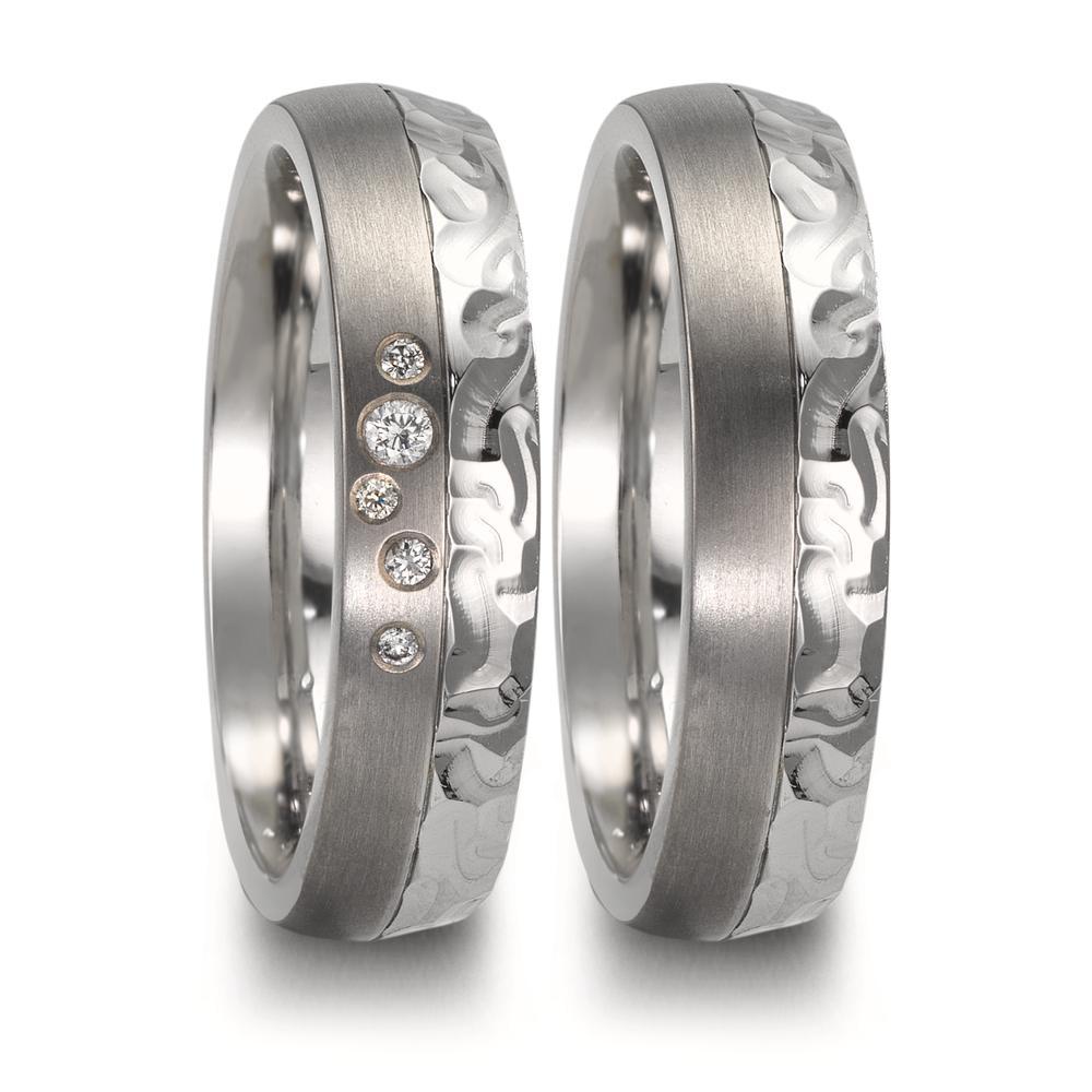 Partnerring Roestvrijstaal, Titanium