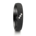 Partnerring Zirkonium Diamant 0.045 ct, 3 Steen, w-si