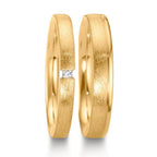 Partnerring 750/18K geel goud