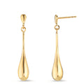 Oorbellen 375/9K geel goud