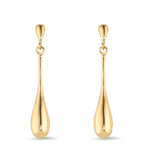 Oorbellen 375/9K geel goud