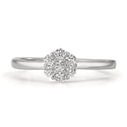 Ring Zilver Zirkonia 7 Steen Gerhodineerd