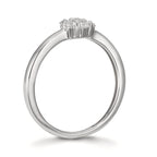 Ring Zilver Zirkonia 7 Steen Gerhodineerd
