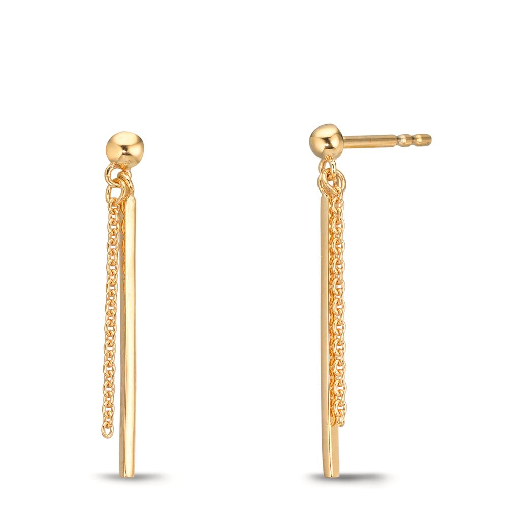 Oorbellen Zilver Geel Verguld