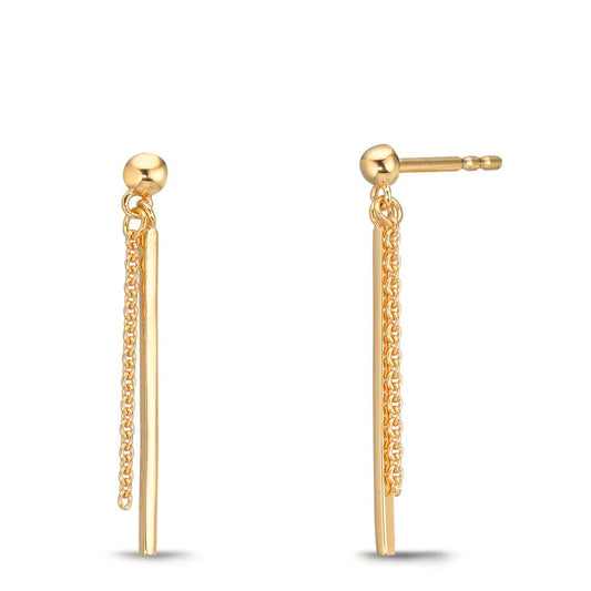 Oorbellen Zilver Geel Verguld