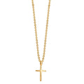 Collier 375/9K geel goud Kruis 38-42 cm