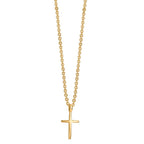 Collier 375/9K geel goud Kruis 38-42 cm
