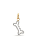 Hanger 375/9K geel goud Zirkonia