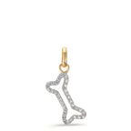 Hanger 375/9K geel goud Zirkonia