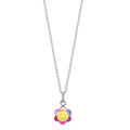 Collier met hanger Zilver Gerhodineerd 36 cm