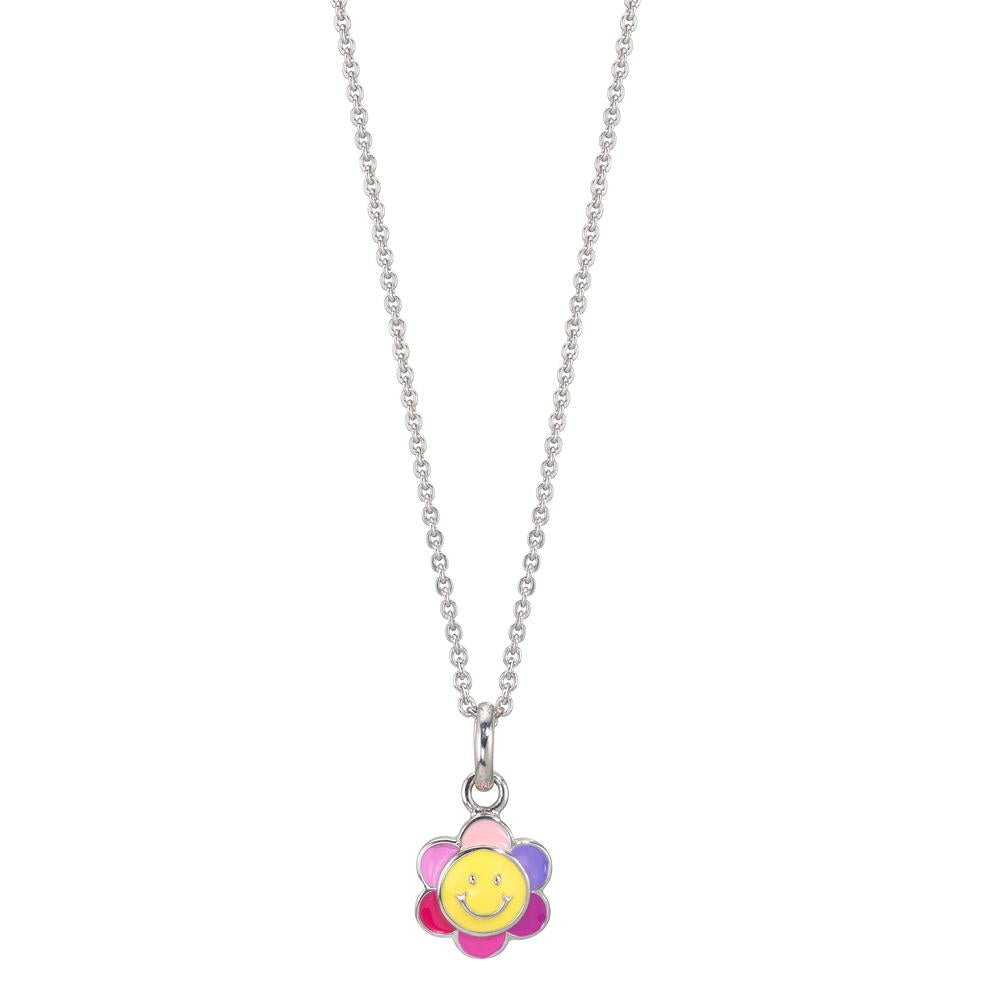 Collier met hanger Zilver Gerhodineerd 36 cm