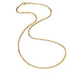 Collier 375/9K geel goud 45 cm