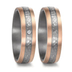 Partnerring 999 Tantaal, 585/14K roségoud