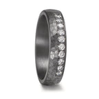 Partnerring 999 Tantaal Diamant laboratorium gegroeid 0.25 ct, 10 Steen, tw-vsi