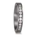 Partnerring 999 Tantaal Diamant laboratorium gegroeid 0.25 ct, 10 Steen, tw-vsi