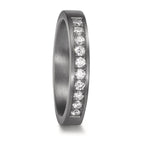 Partnerring 999 Tantaal Diamant laboratorium gegroeid 0.25 ct, 10 Steen, tw-vsi